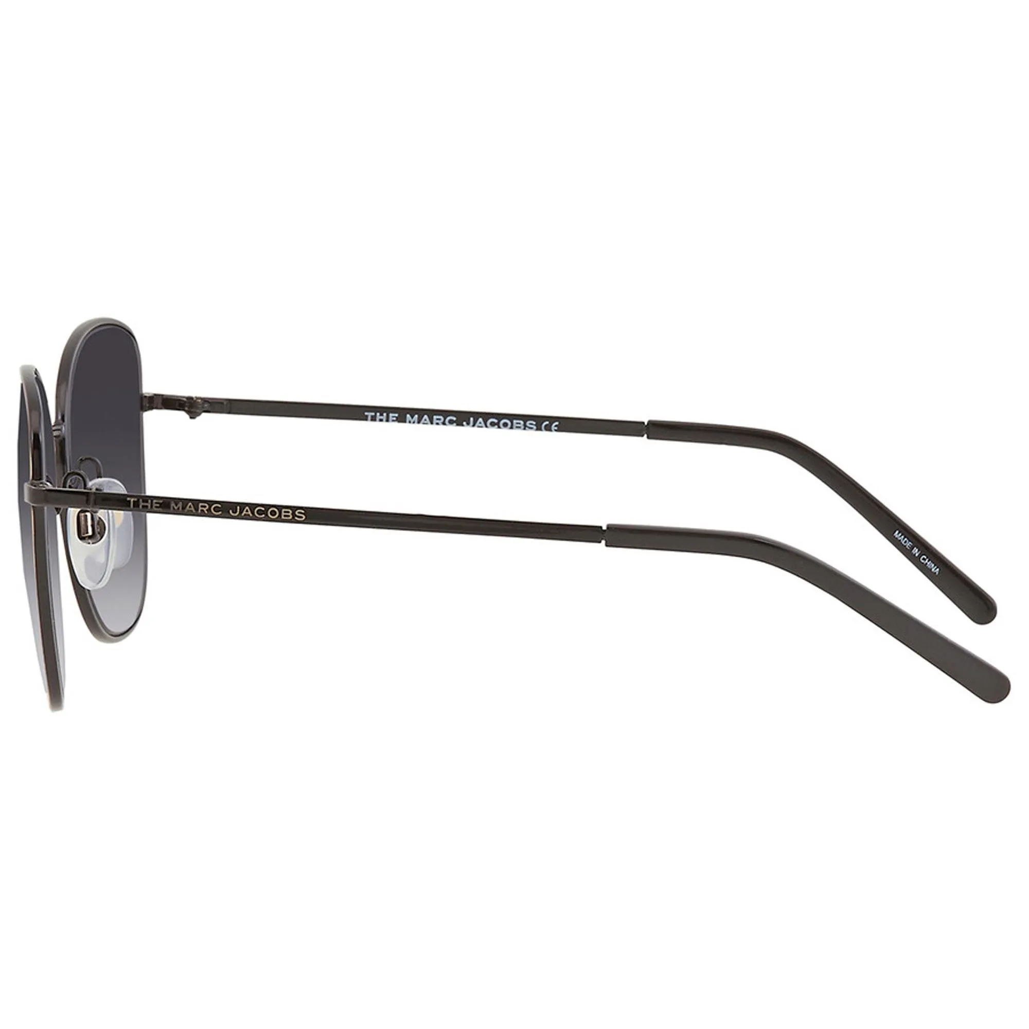 Marc Jacobs Women's Sunglasses - Black Metal Full Rim Pilot Frame | 409/S 0807 9O