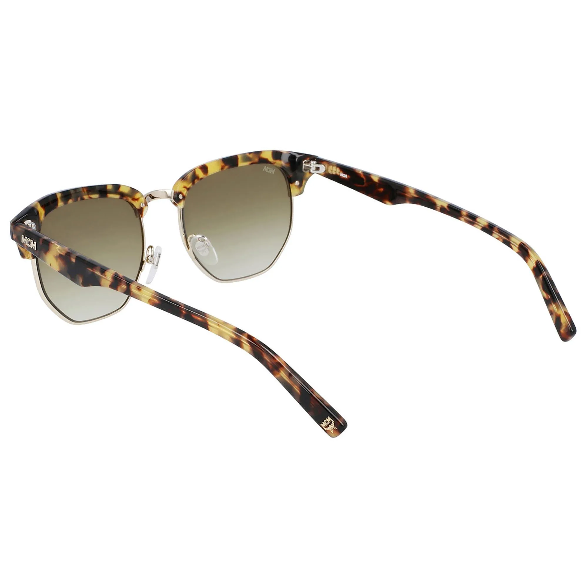 MCM Unisex Sunglasses - Havana Full Rim Browline Metal/Acetate Frame | MCM156S 214