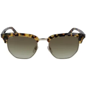 MCM Unisex Sunglasses - Havana Full Rim Browline Metal/Acetate Frame | MCM156S 214