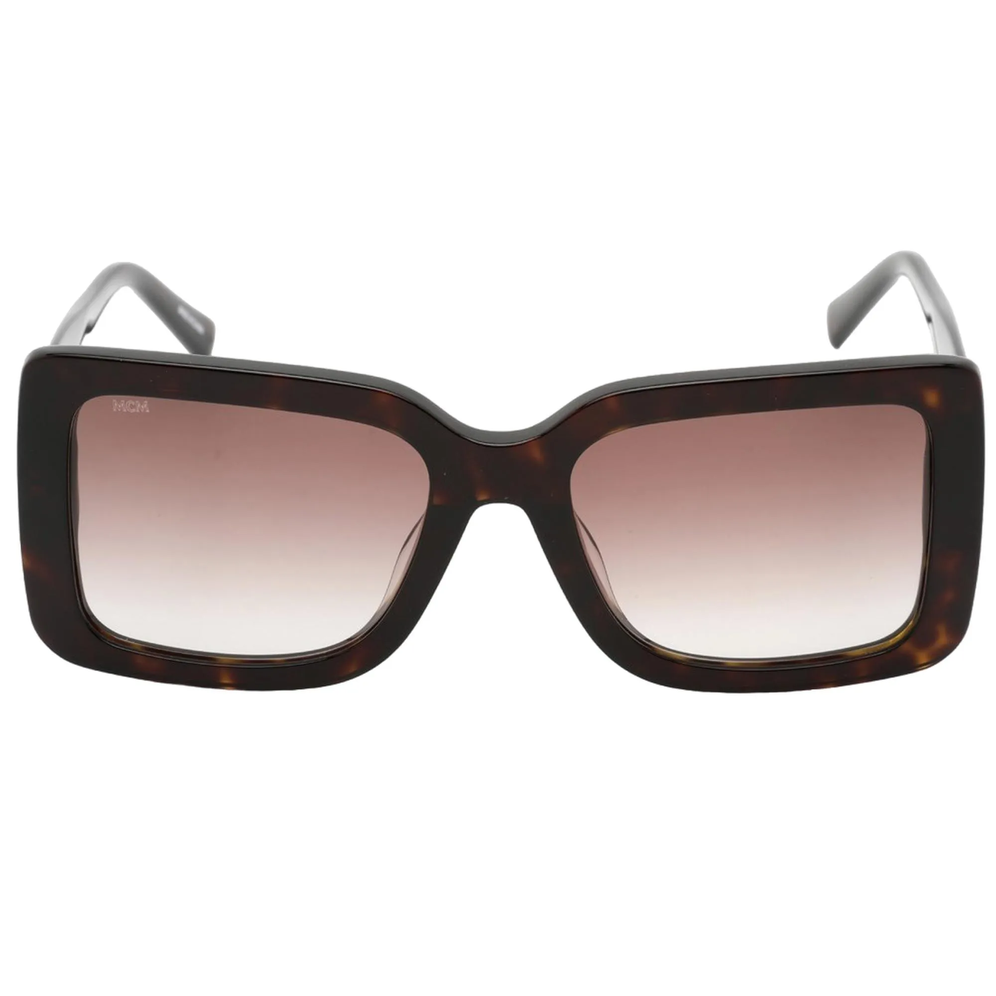 MCM Women's Sunglasses - Brown Gradient Lens Square Dark Havana Frame | MCM711S 223