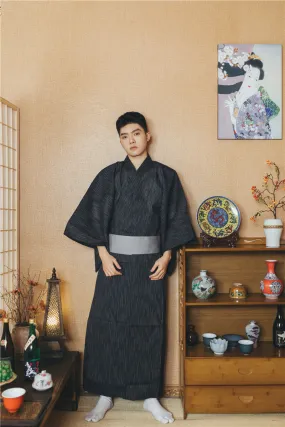 MEN’S TRADITIONAL JAPANESE FULL-SLEEVE KIMONO