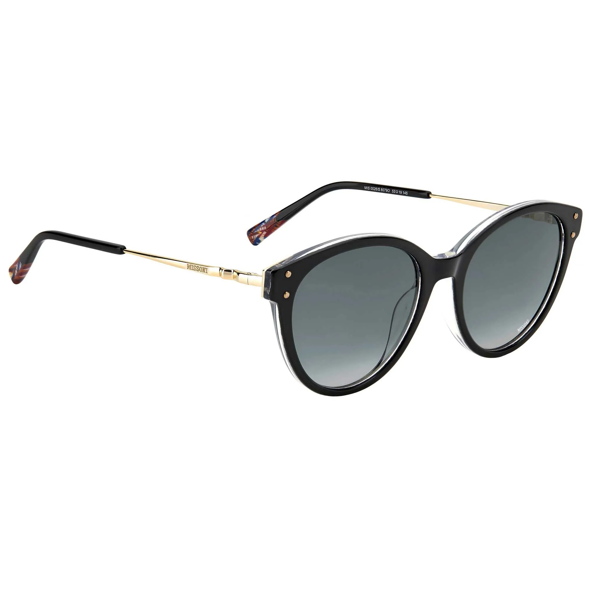 Missoni Women's Sunglasses - Grey Shaded Lens Cat Eye Frame | MIS 0026/S 0807 9O