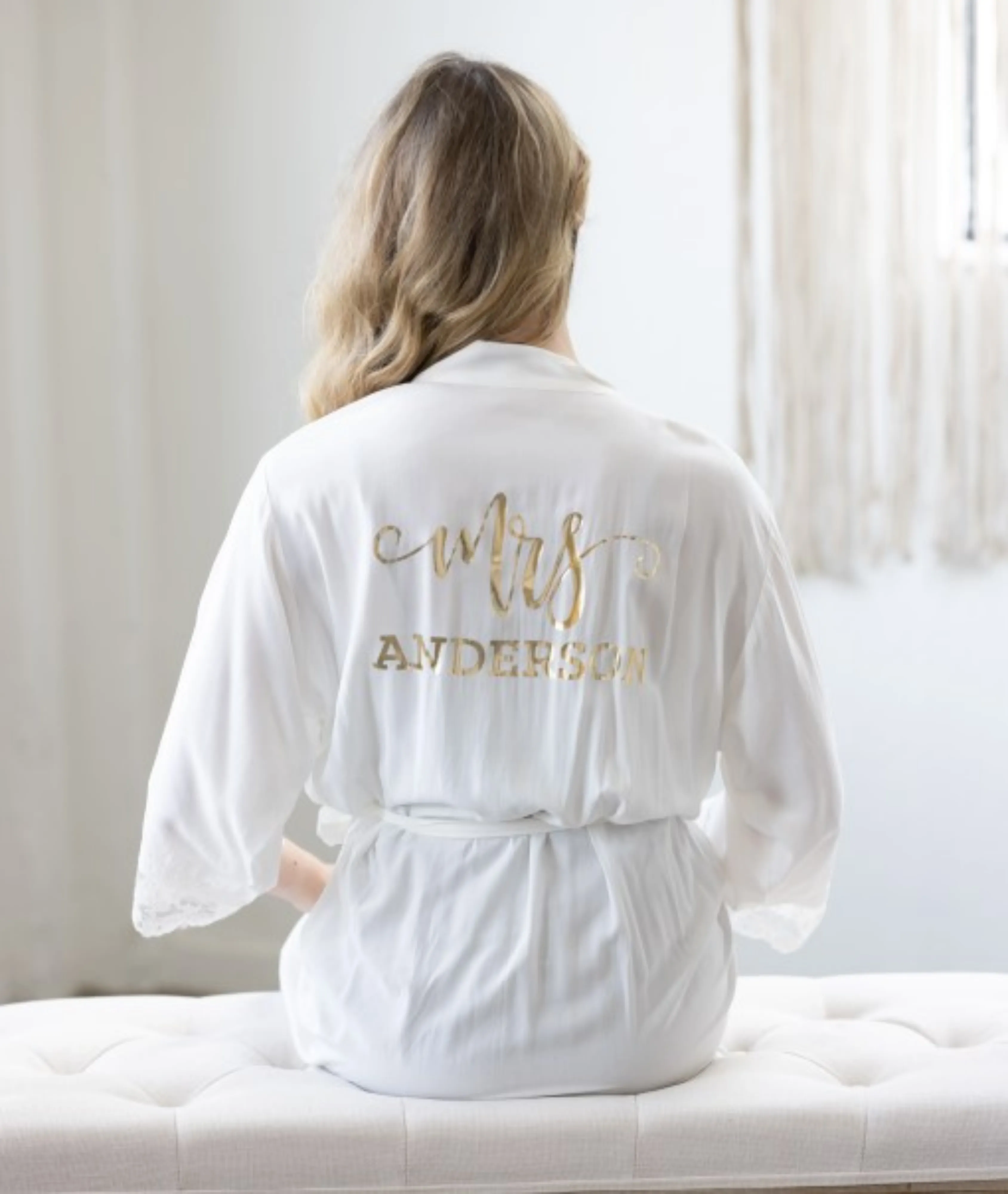 Mrs Personalized robe