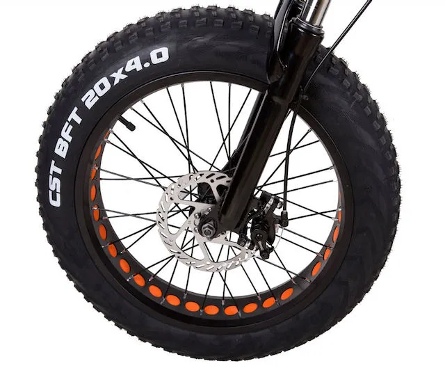 Nakto Fat Tire Mini Cruiser 20" Electric Bike
