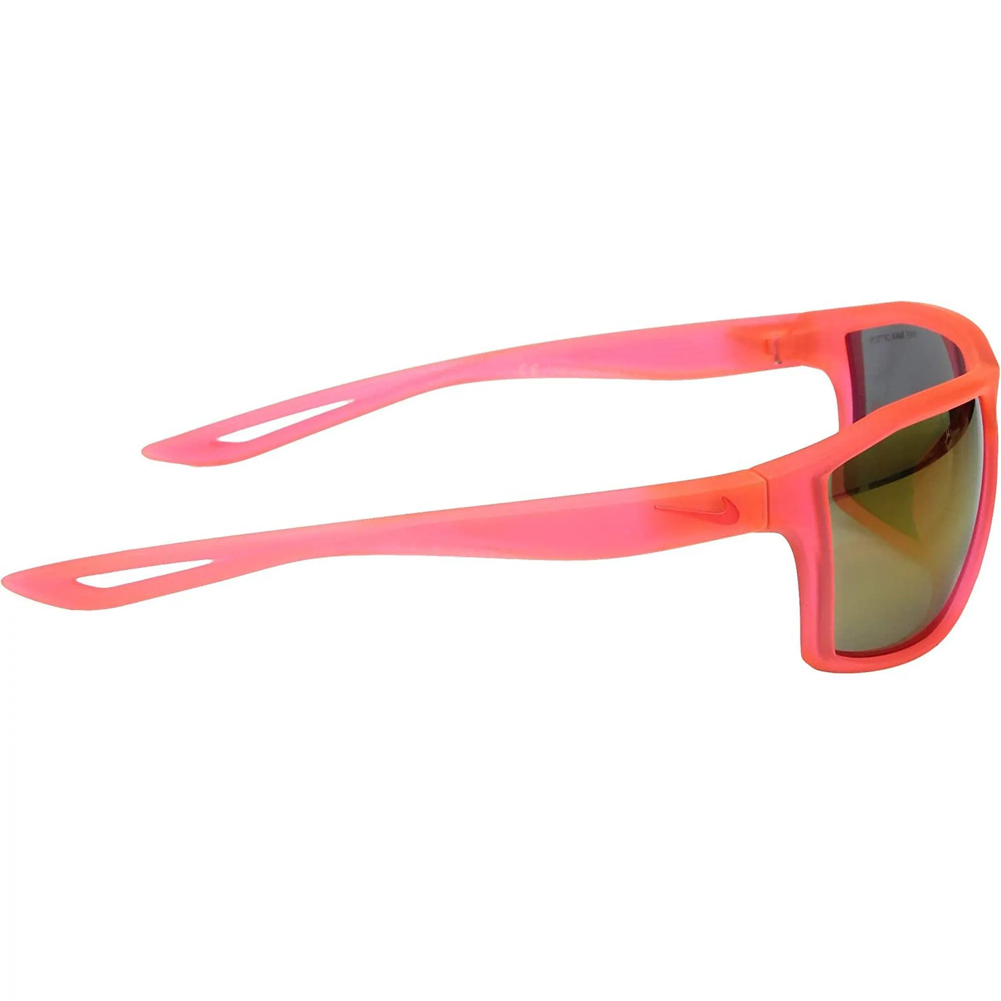 Nike Unisex Sunglasses - Gray Pink Flash Lens Acetate Rectangular Frame | (EV1062 566)
