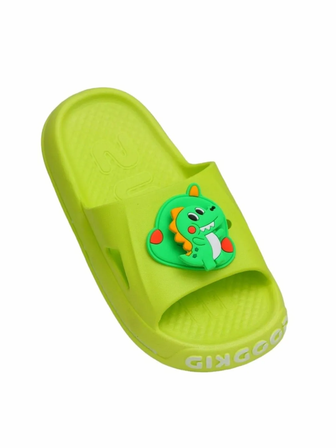Playful Dinosaur Slip-On Sliders for Boys