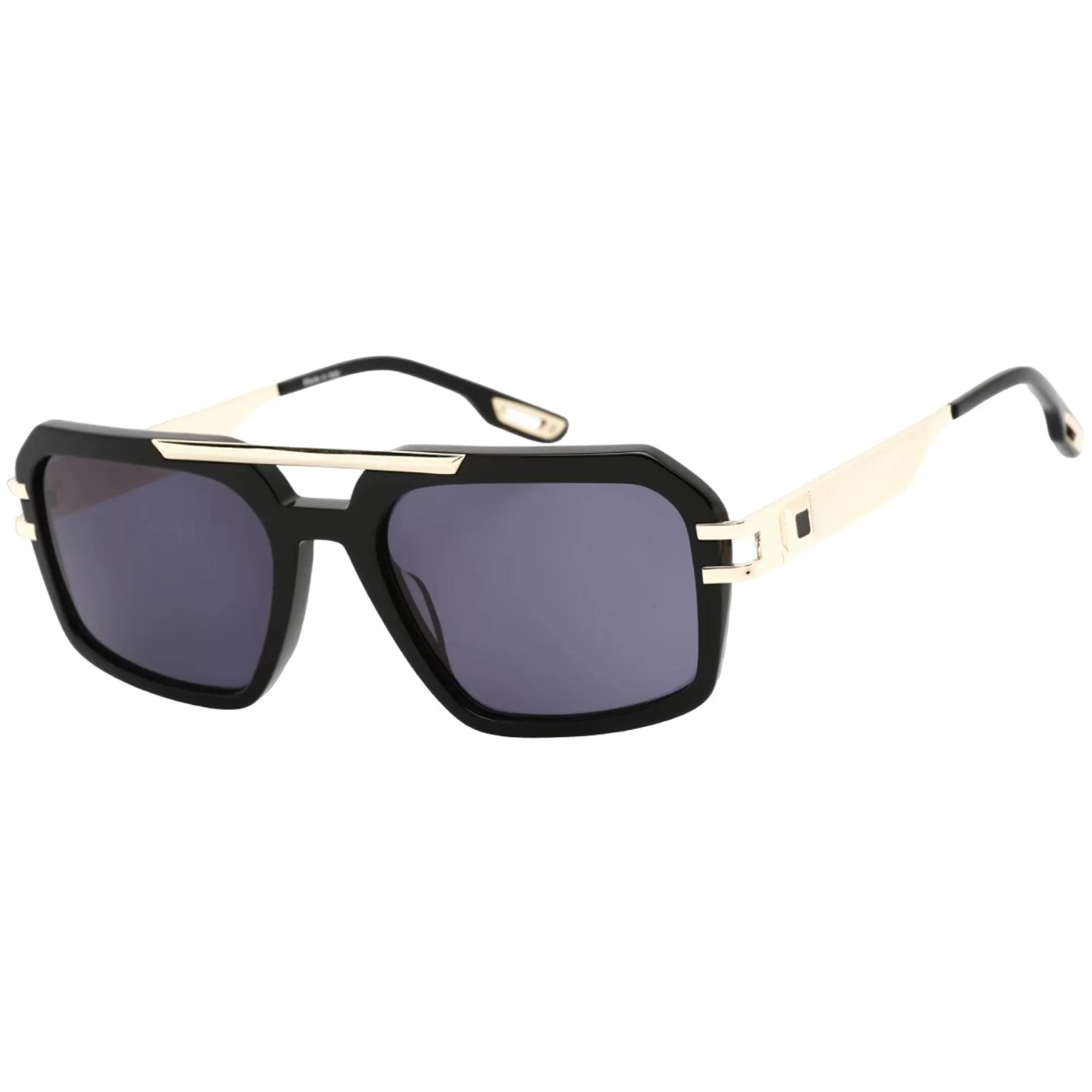 Porta Romana Men's Sunglasses - Grey Lens Square Shape Frame | PORTA ROMANA 550 Gold