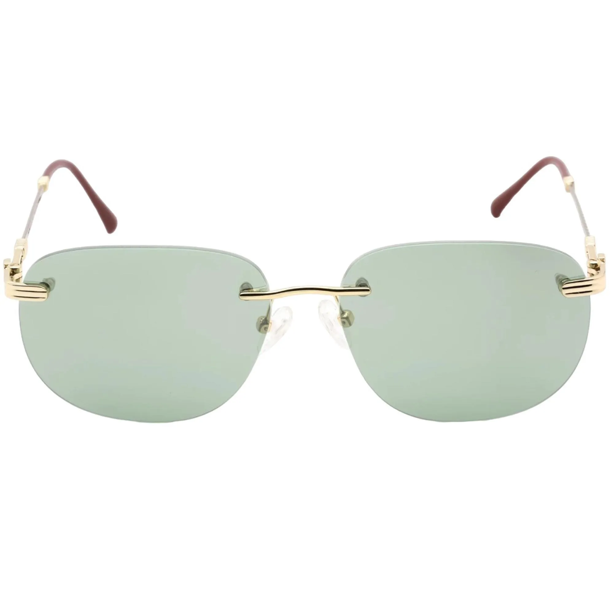 Porta Romana Women's Sunglasses - Green Gradient Lens Oval Shape Frame | PR1009 100W