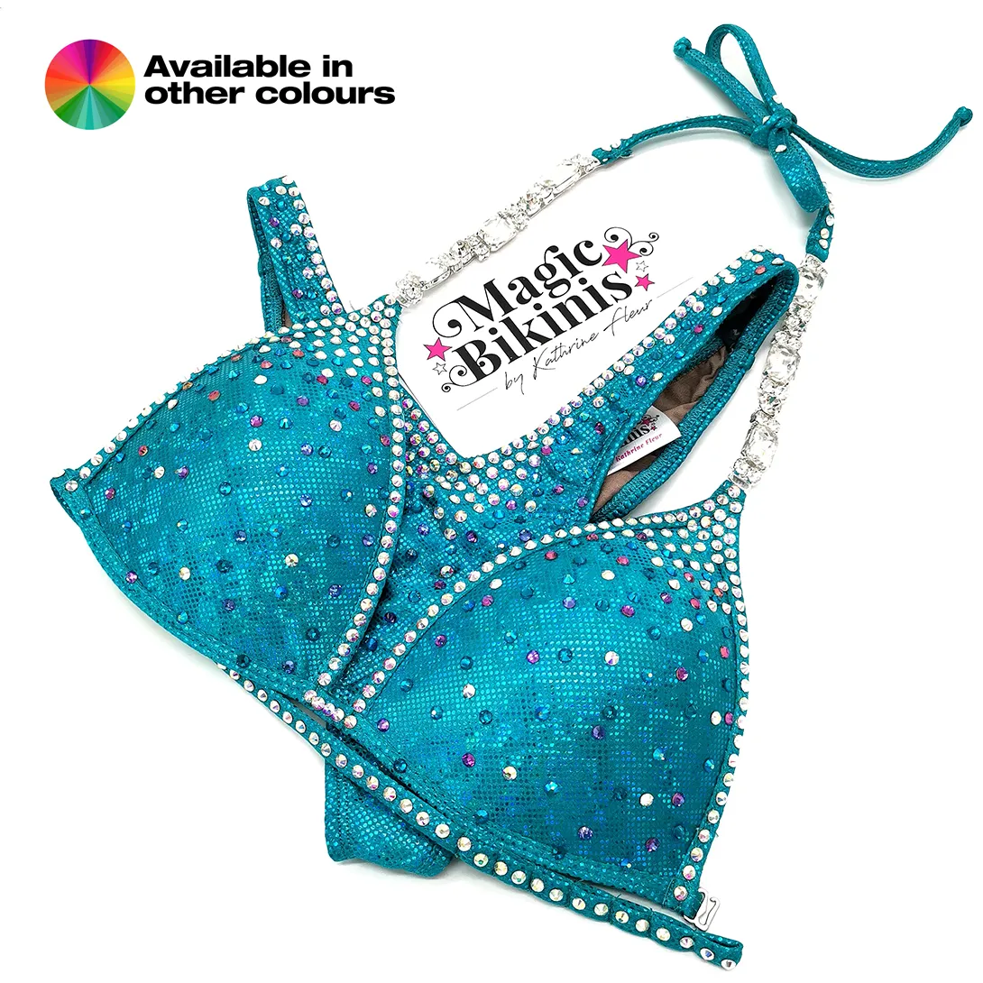 Quick Ship Bikini 207 Broken Glass with Neck Connectors