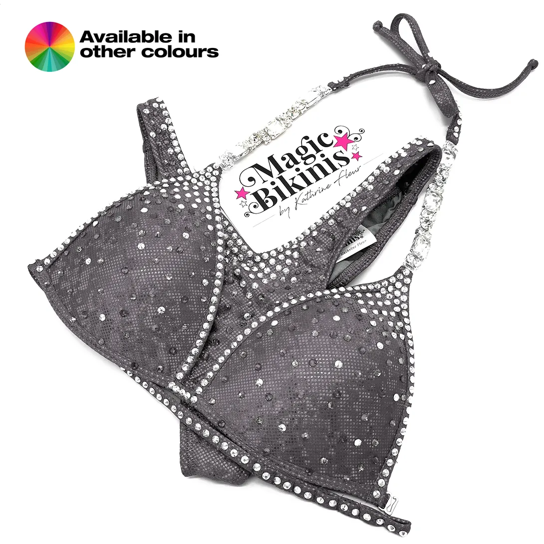 Quick Ship Bikini 207 Broken Glass with Neck Connectors