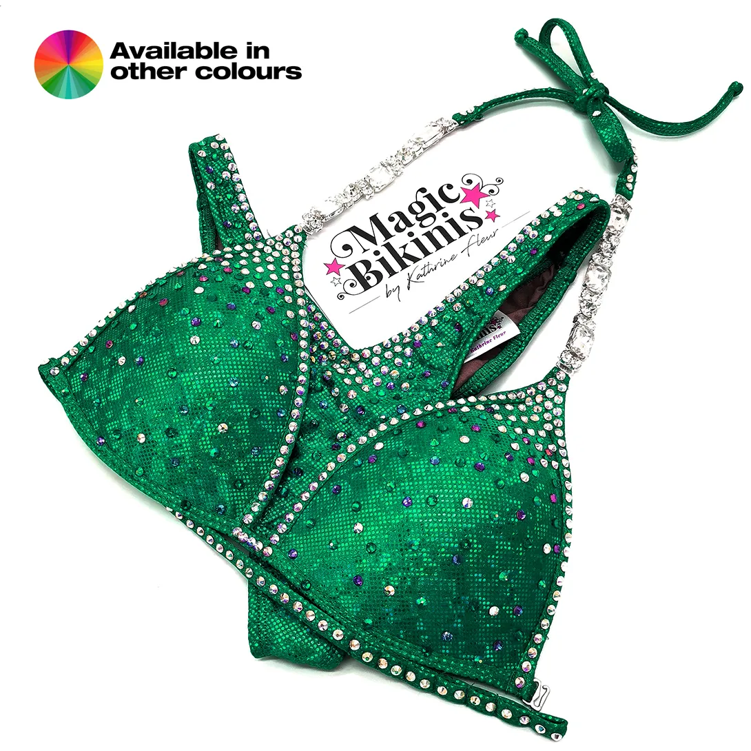Quick Ship Bikini 207 Broken Glass with Neck Connectors