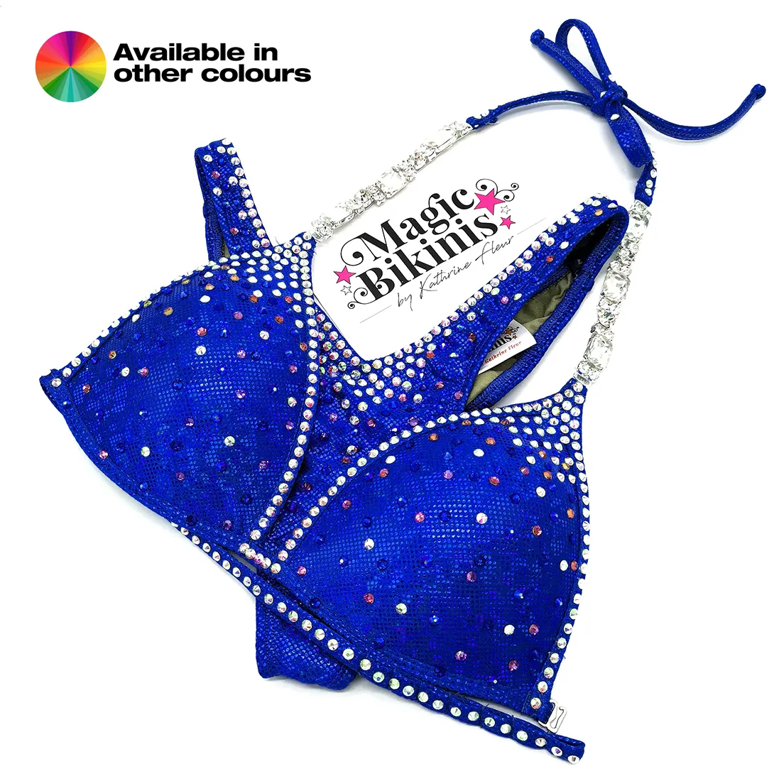 Quick Ship Bikini 207 Broken Glass with Neck Connectors
