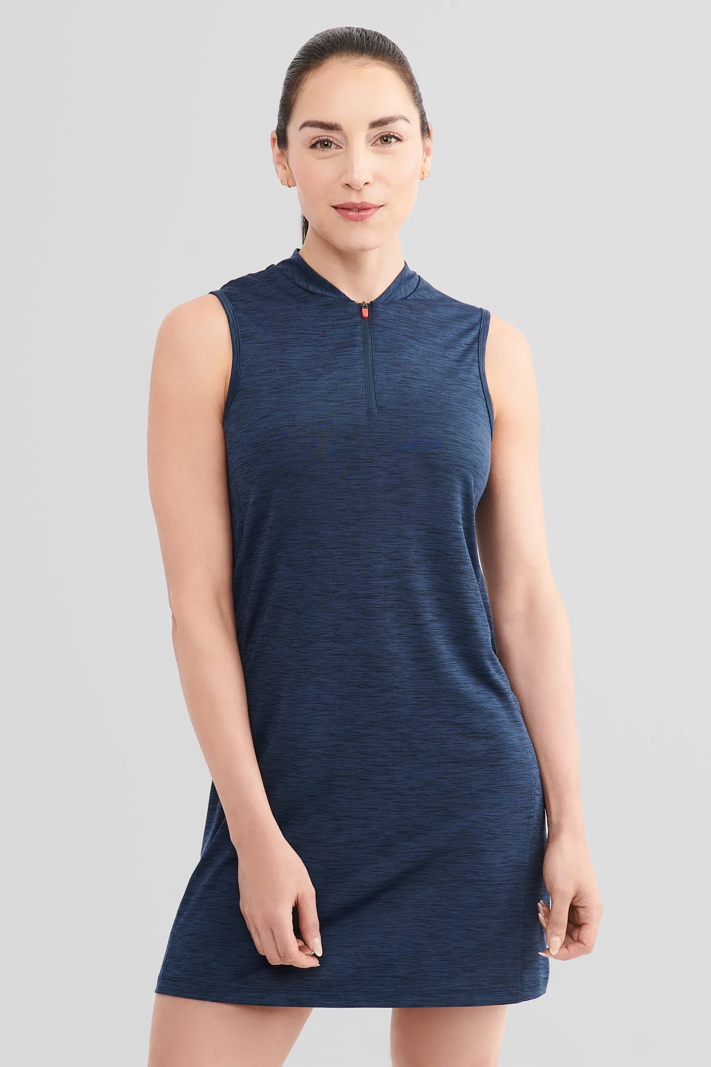 Robe polo athlétique sans manches - Femme