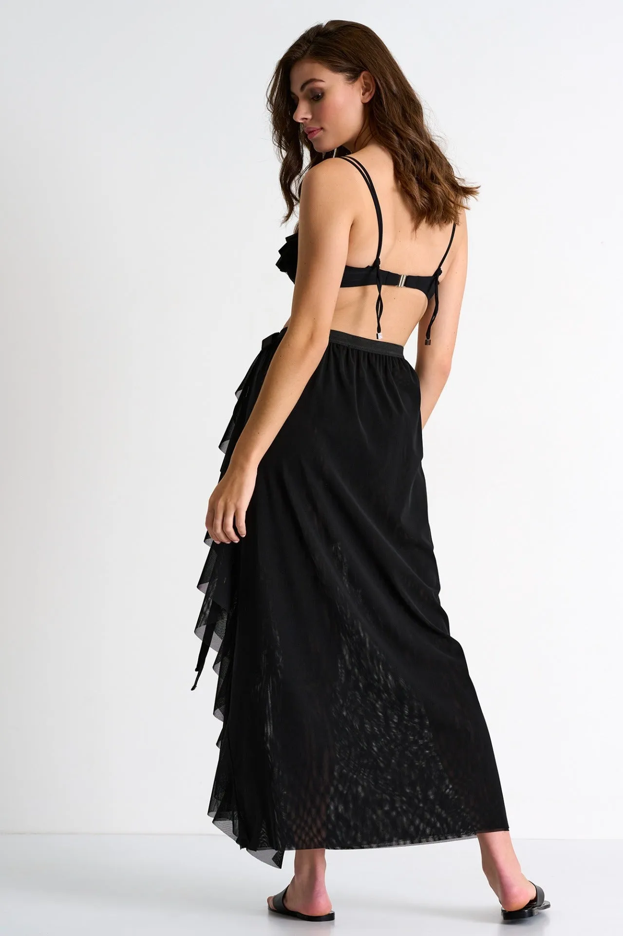 Shan Mia Mesh Pareo Dress