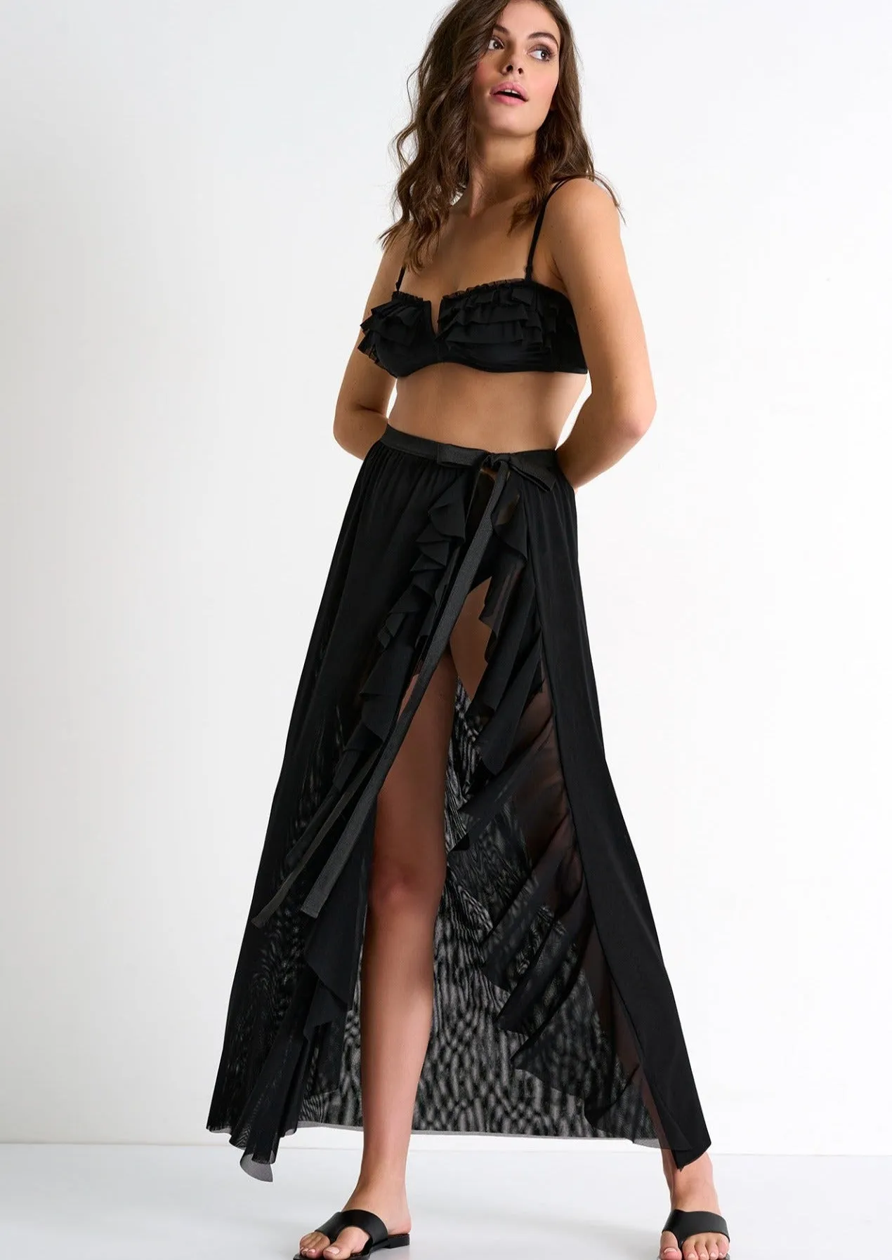 Shan Mia Mesh Pareo Dress