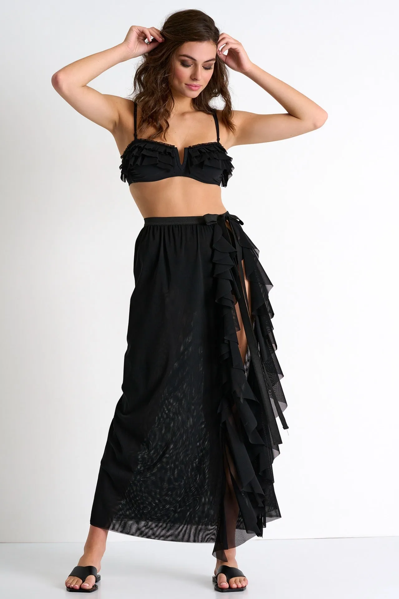 Shan Mia Mesh Pareo Dress