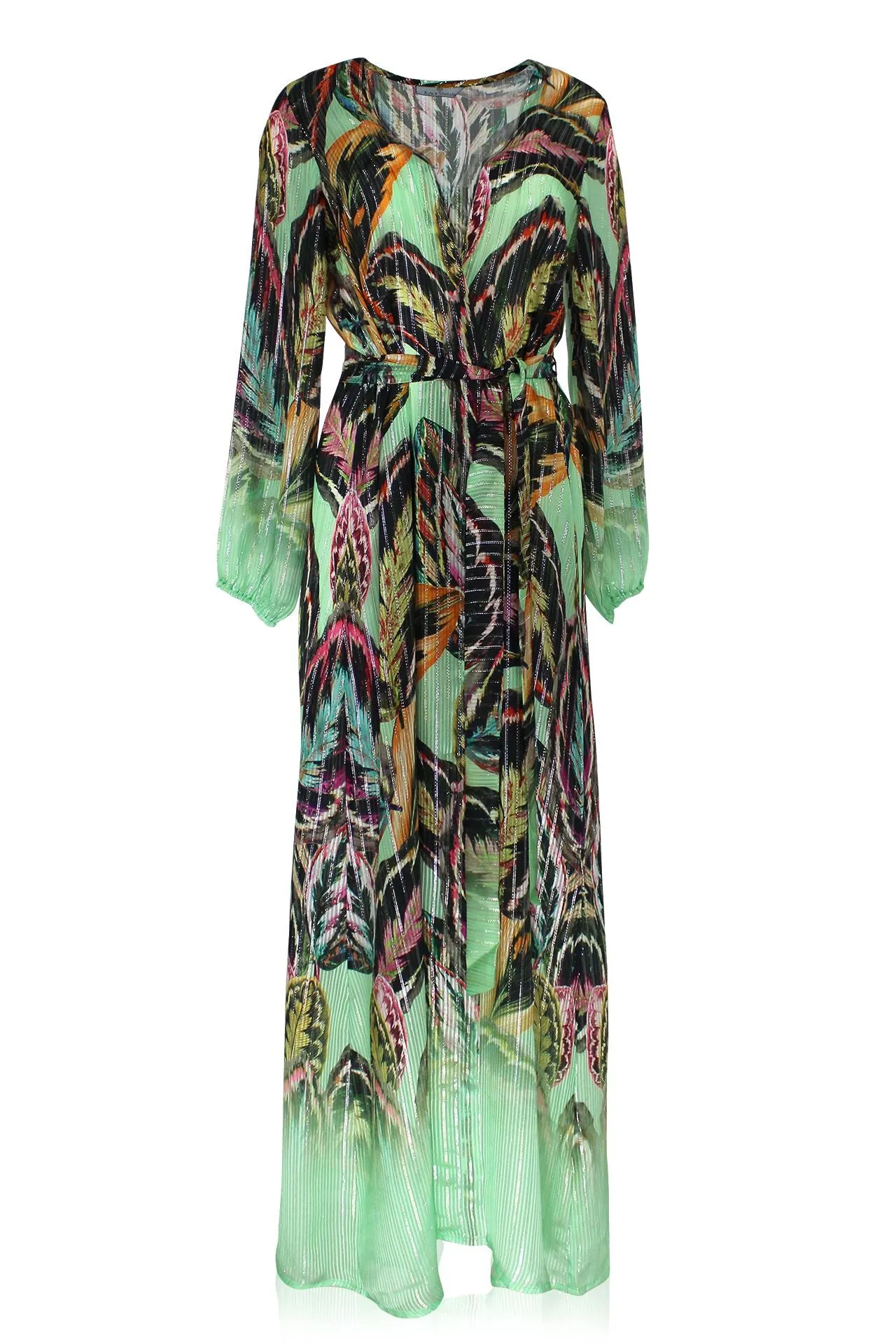 Sheer Long Duster Jacket