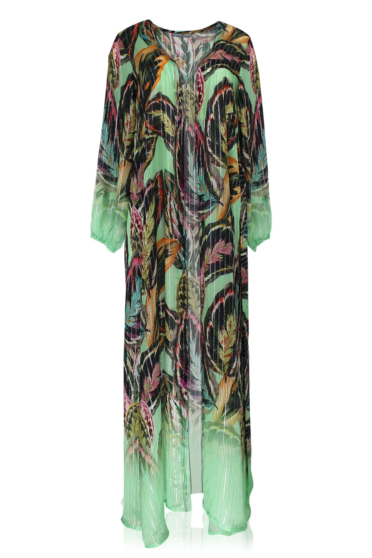 Sheer Long Duster Jacket