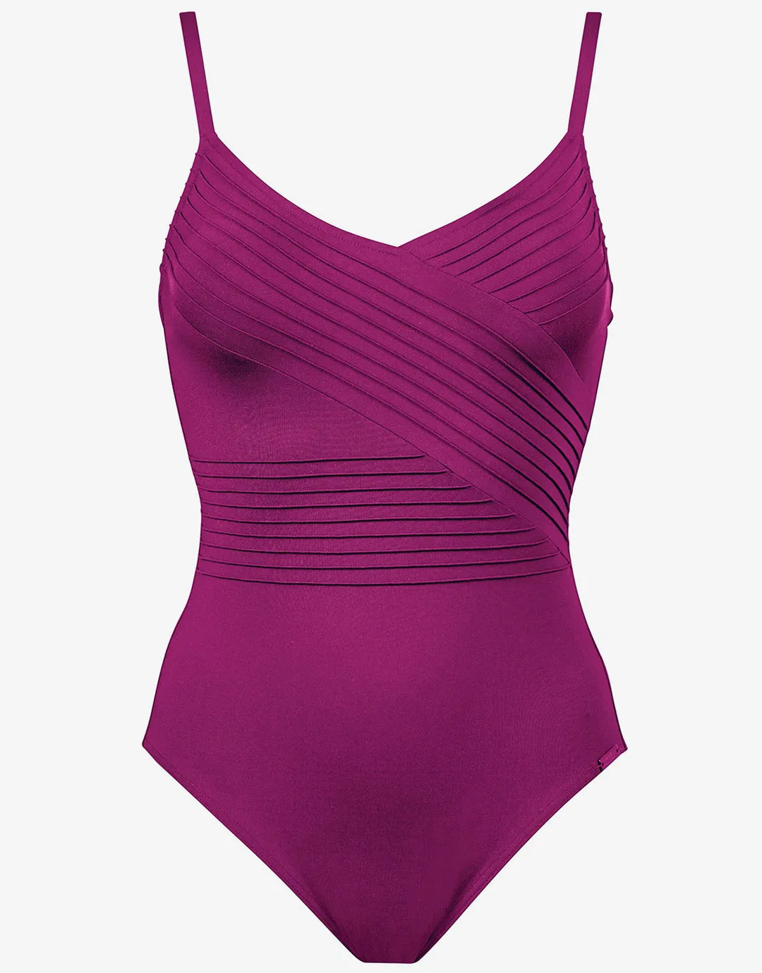 Softline Wrap Swimsuit - Magenta