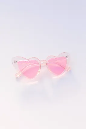 Space 46 Wholesale - Barbie Glitter Heart Sunglasses