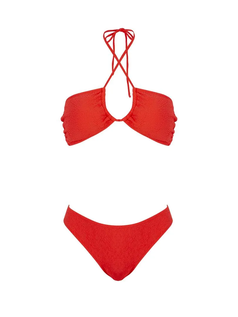 Strapless Bikini - Pomegranate Blossom