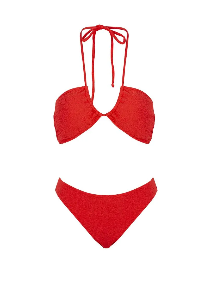 Strapless Bikini - Pomegranate Blossom