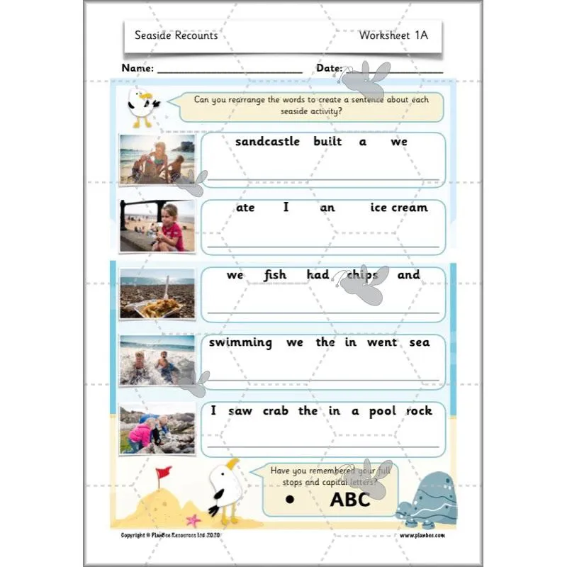 The Seaside: Recounts