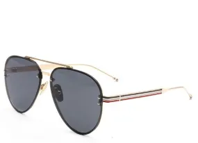 Thom Browne Pilot Rimless Metal Frame Shades