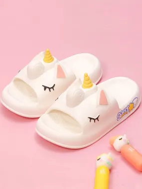 Unicorn-Themed Comfort Slides For Girls