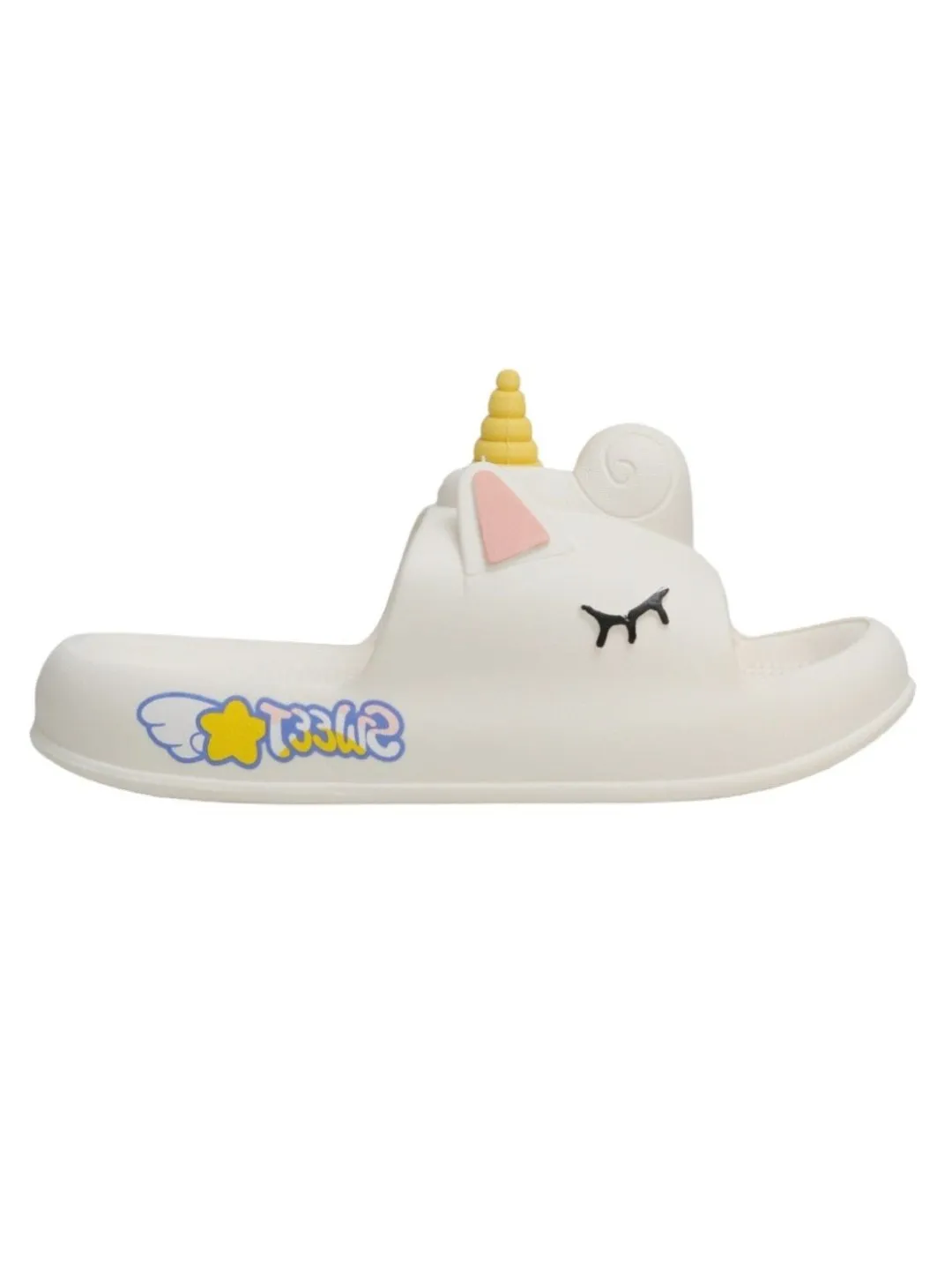Unicorn-Themed Comfort Slides For Girls
