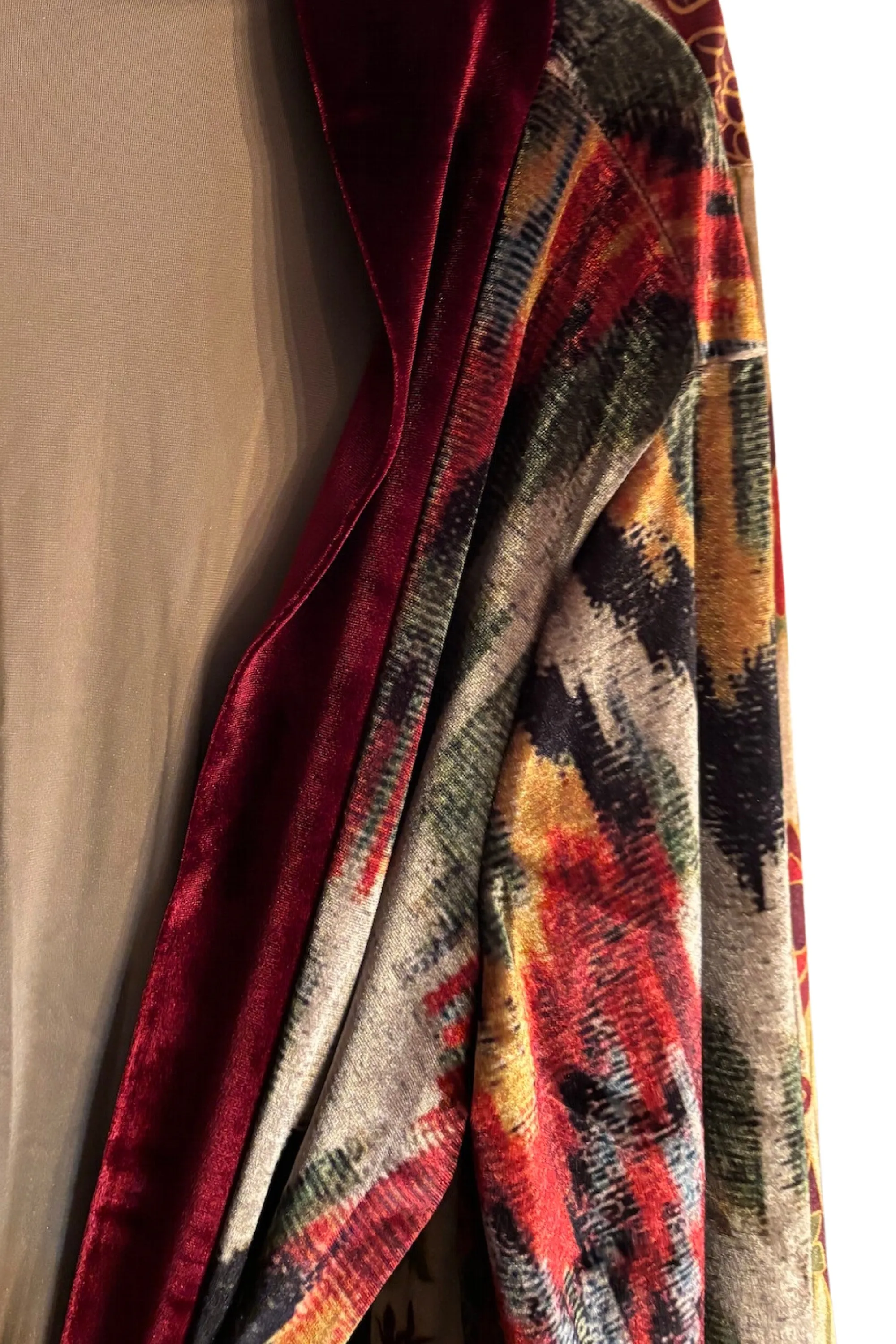 Velvet Blazer - Paisley