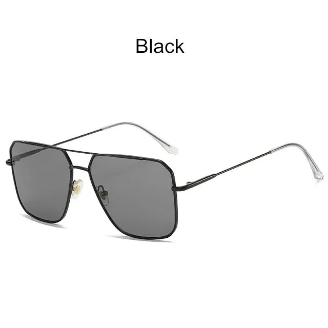 Vintage Squared Oversized Unisex Sunglasses