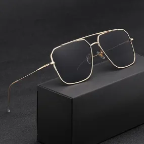 Vintage Squared Oversized Unisex Sunglasses