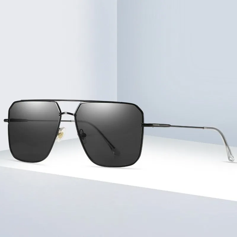 Vintage Squared Oversized Unisex Sunglasses