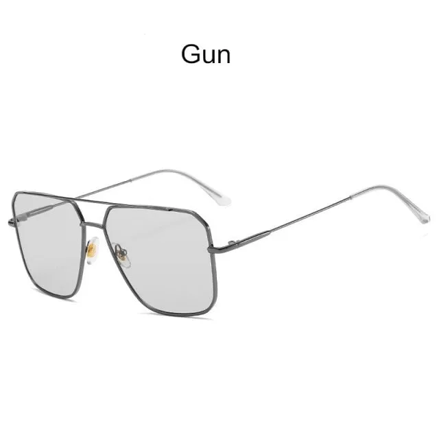 Vintage Squared Oversized Unisex Sunglasses