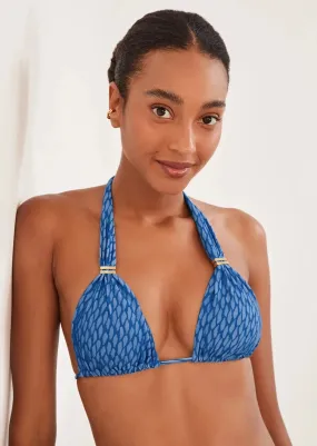 Vix Hidra Bia Tube Bikini Top - Blue Multi