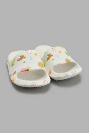 White Cookie Print Slide