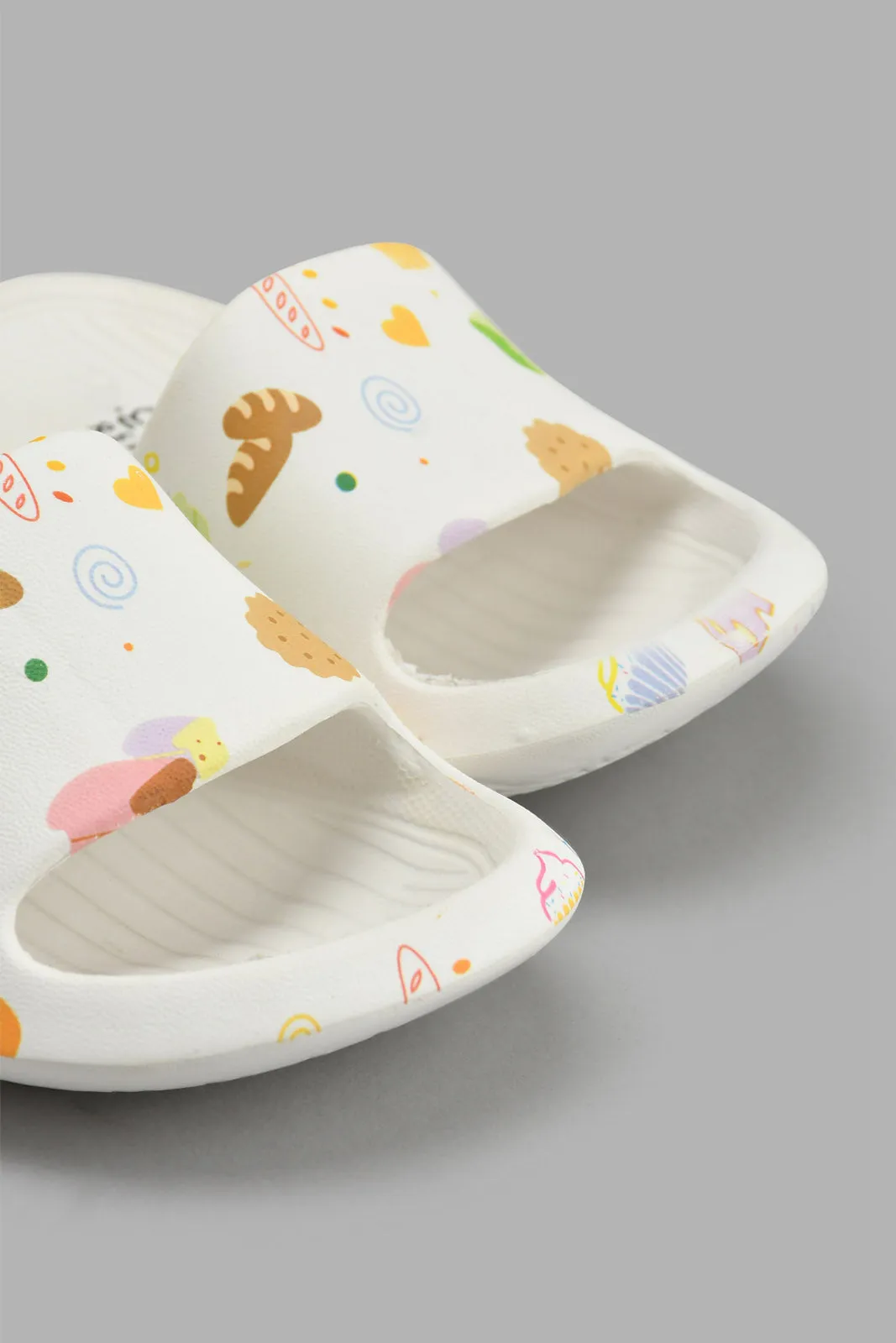 White Cookie Print Slide