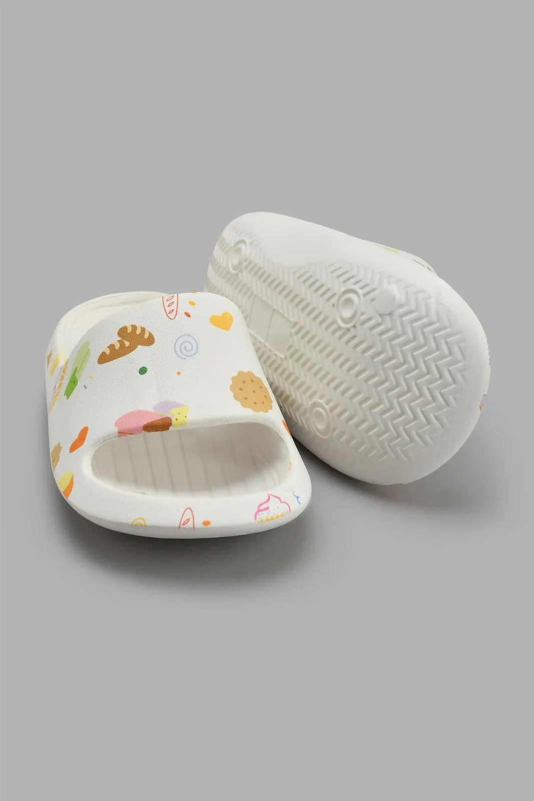 White Cookie Print Slide