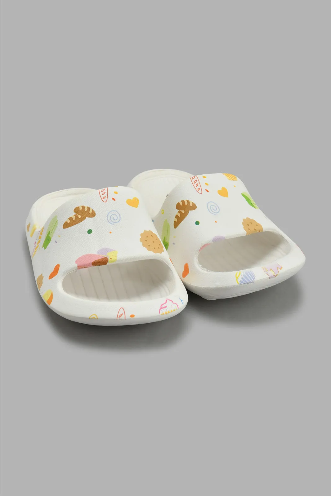 White Cookie Print Slide