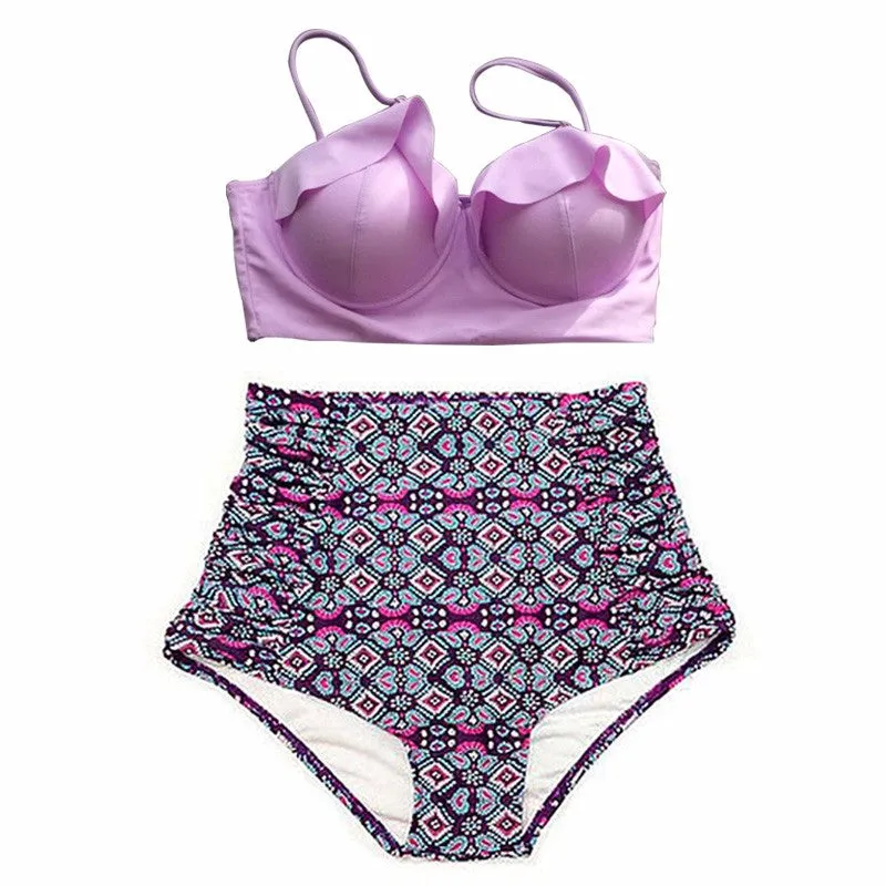 Women's High Waist Swimsuit | Bikini Set | Bathing Suit